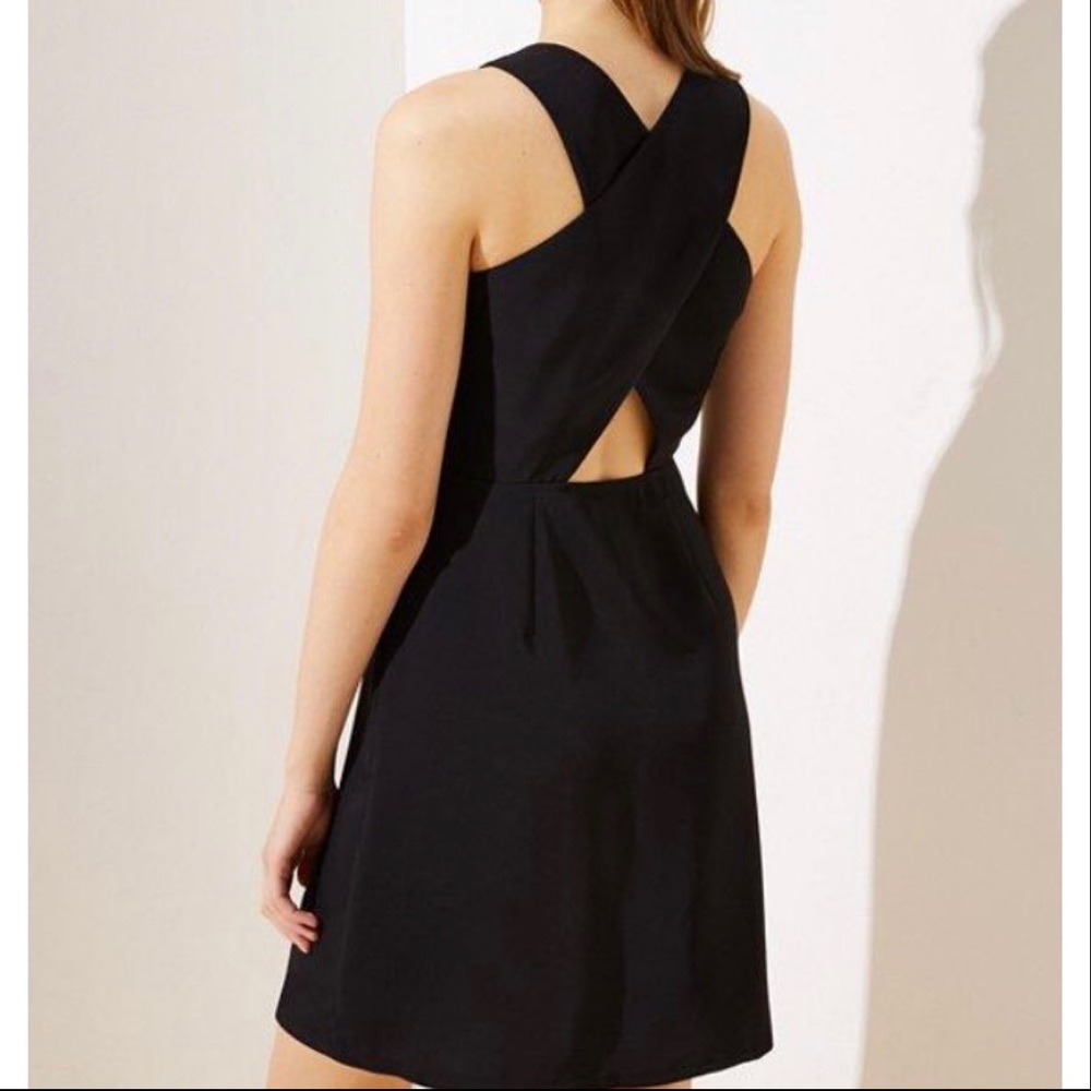 Loft Criss Cross Back Dress